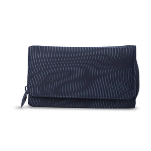 Billetera para mujer Texture Var azul