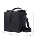 Lonchera Plegable Unicolor Venty Negro