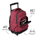 Mochilas Rue Bomper Reglón Glitter - Color: Rosado