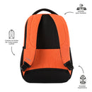 Mochila Porta Laptop Deleg - Color: Naranja