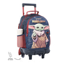 Mochila Rue Bomper Star Wars Mandalorian M Color: Azul