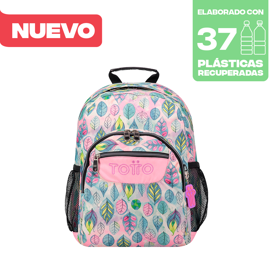 Mochila Escolar Niña Totto Estampado Estrellas 15,83 Lts