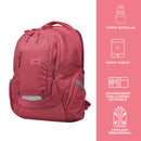 Mochila Eufrates con porta laptop - color: Rosado