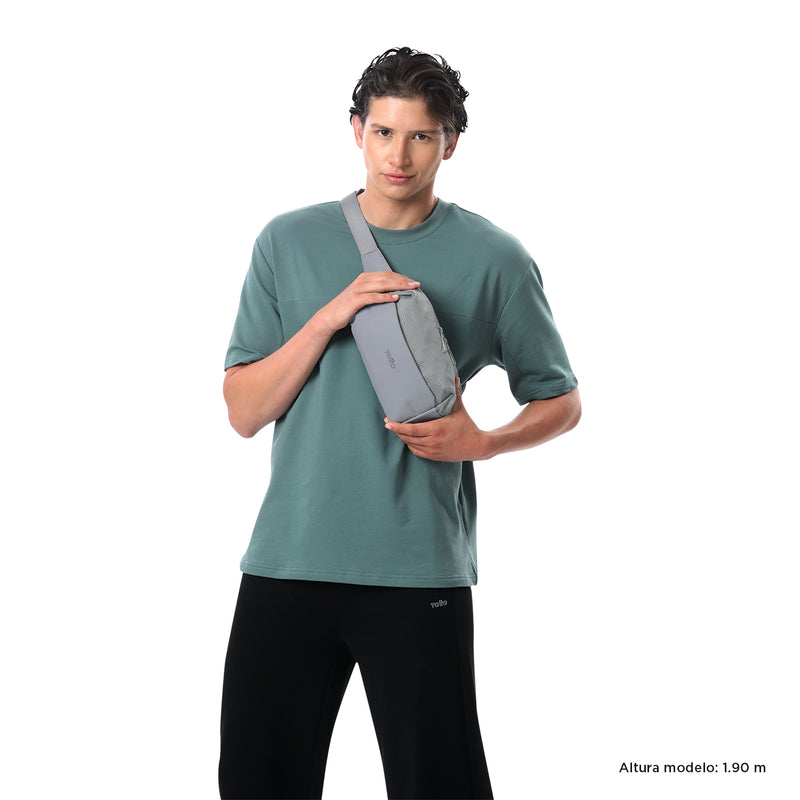 Riñonera para Hombre Dual 2 Gris