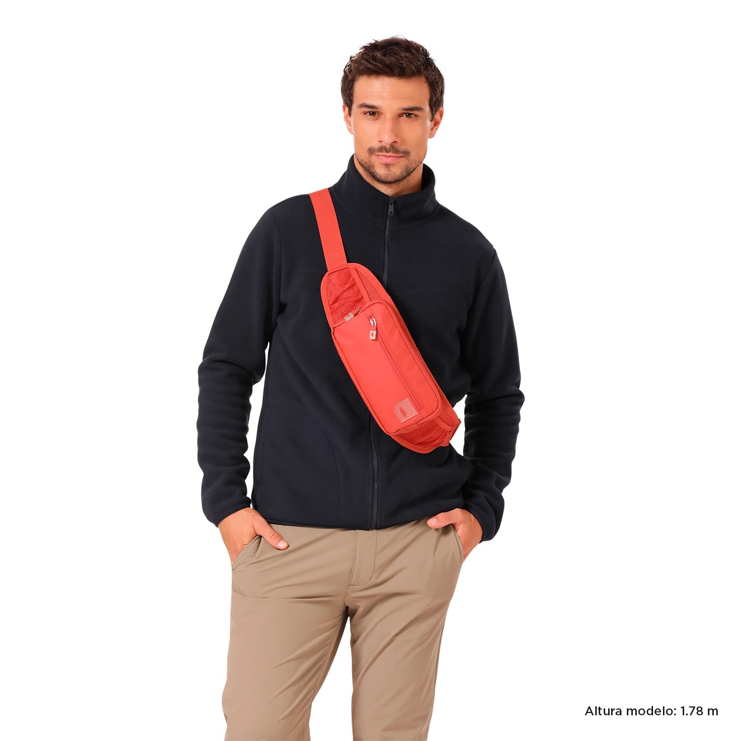 Canguro Mediano Clear Rut Rojo