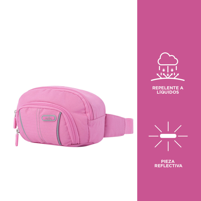 Canguro Lona Pieza Reflectiva Azusa Color: Rosado