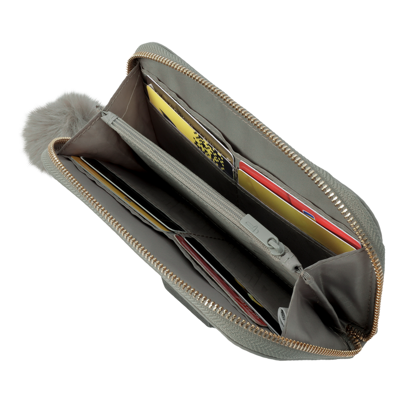 Billetera Lona Rfid Adelaide - Color: Terreo