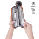 Billetera Adelaide. - Color: Terreo