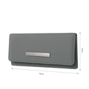 Billetera Adelaide 2 con RFID Blocker Gris