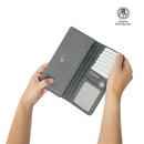 Billetera Adelaide 2 con RFID Blocker Gris