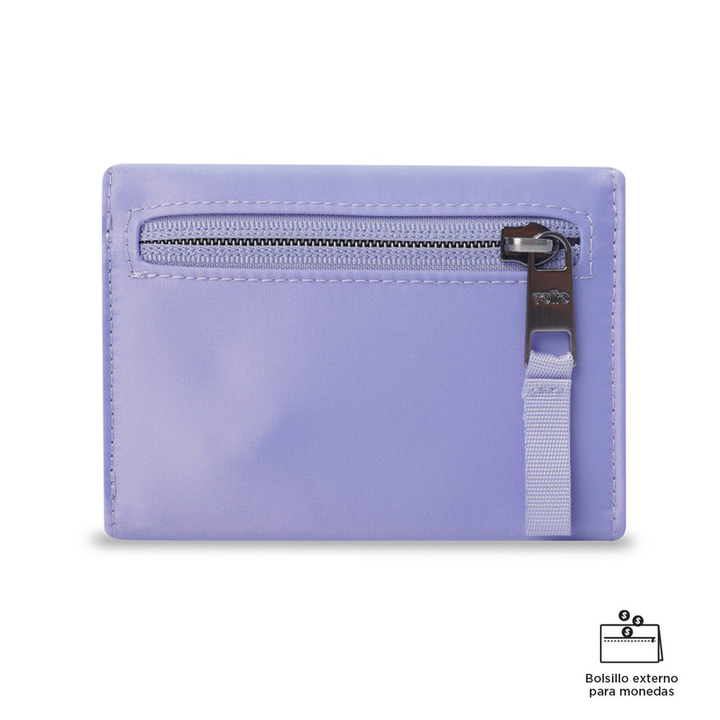 Billetera para Mujer Bel con RFID Blocker Morada