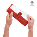 Billetera Mesh S Con RFID Blocker Roja Hombre