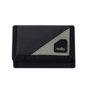 Billetera Contrast Can Negra/Terreo Mediana Hombre