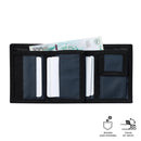 Billetera Contrast Can Negra/Azul Mediana Hombre