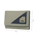 Billetera Contrast Can Terreo/Azul Mediana Hombre