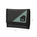 Billetera Contrast Can con RFID Blocker Negra/Verde