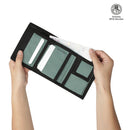 Billetera Contrast Can con RFID Blocker Negra/Verde