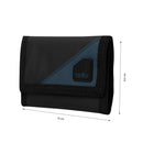 Billetera Contrast Can con RFID Blocker Negra/Azul