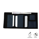 Billetera Contrast Can con RFID Blocker Negra/Azul