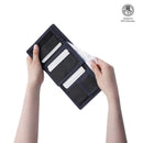 Billetera para Hombre Contrast Can con RFID Blocker Azul