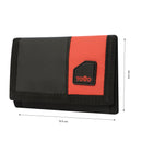 Billetera Contrast Qui Negra/Roja Mediana Hombre