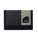 Billetera Contrast Qui Negra/Terreo Mediana Hombre