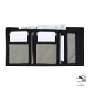 Billetera Contrast Qui Negra/Terreo Mediana Hombre