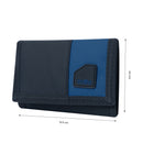 Billetera Contrast Qui Azul Mediana Hombre