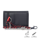 Billetera Contrast Mee Negra/Roja Mediana Hombre