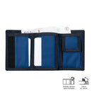 Billetera Contrast Mee Azul Mediana Hombre