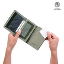 Billetera Contrast Bak Terreo/Azul Mediana Hombre