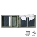 Billetera Contrast Bak Terreo/Azul Mediana Hombre