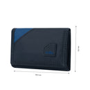Billetera Contrast Bak Azul Mediana Hombre