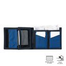 Billetera Contrast Bak Azul Mediana Hombre