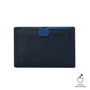 Billetera Contrast Bak Azul Mediana Hombre