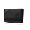 Billetera Contrast Bak con RFID Blocker Negra/Azul