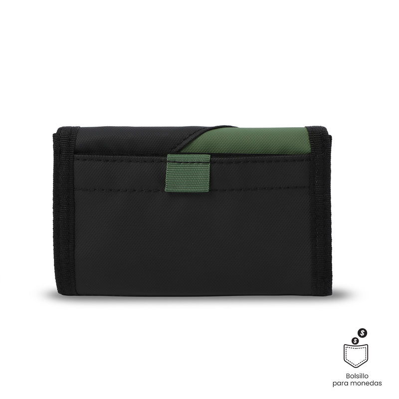 Billetera para Hombre Contrast Bak con RFID Blocker Negra