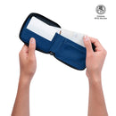 Billetera Contrast Mad Con RFID Blocker Azul Hombre
