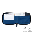 Billetera Contrast Mad Con RFID Blocker Azul Hombre