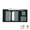 Billetera Contrast Chain con RFID Blocker Negra/Verde