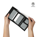 Billetera Contrast Chain con RFID Blocker Negra