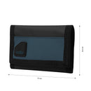 Billetera Contrast Chain con RFID Blocker Negra/Azul