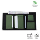 Billetera para Hombre Contrast Chain con RFID Blocker Negra