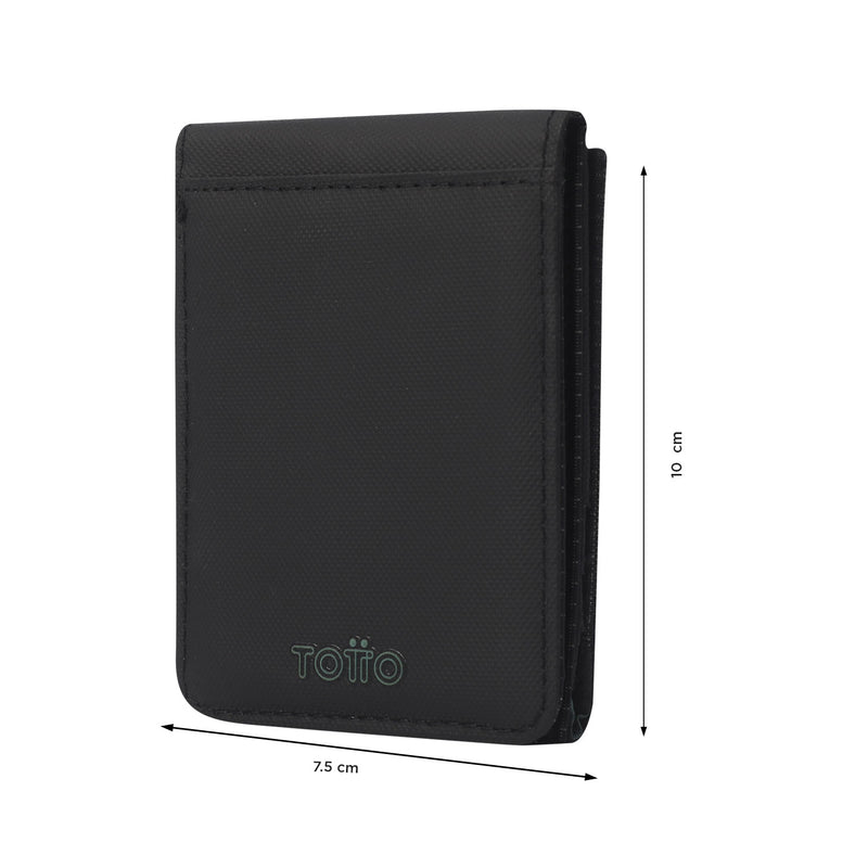 Billetera Dual Grande con RFID Blocker Negra