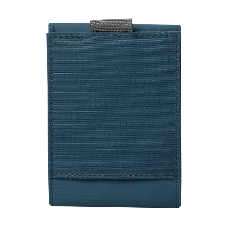 Billetera Dual Grande con RFID Blocker Azul