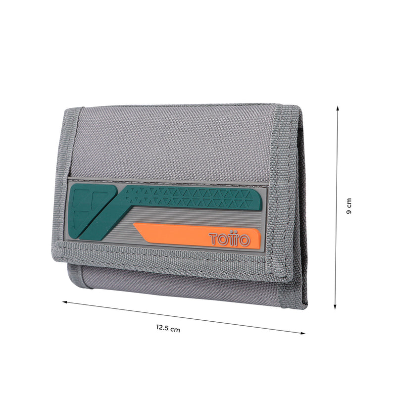 Billetera RFID con cadena Meeting - Color: Gris