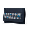 Billetera Quincly Azul Mediana Hombre