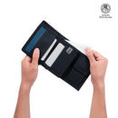 Billetera Quincly Azul Mediana Hombre