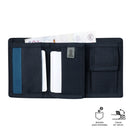 Billetera Quincly Azul Mediana Hombre