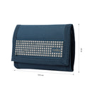 Billetera Quincly con RFID Blocker Azul